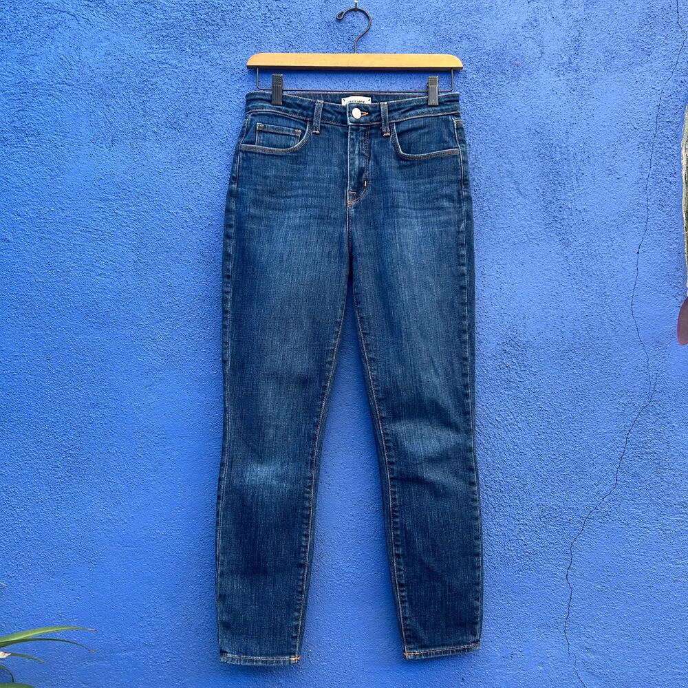L'AGENCE Margot Skinny High Rise Jean in Meade Wash